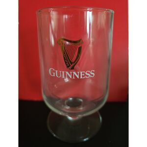Authentic Guinness STEM Pint GlassEmbossed HARP 14.2oz  SET Of 2.